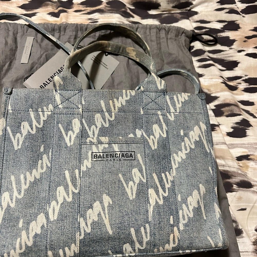 Balenciaga Denim Tote